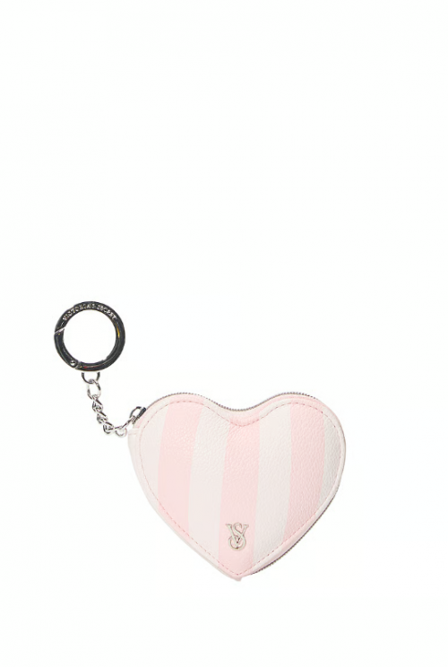 VICTORIA'S SECRET- HEART POUCH KEYCHAIN