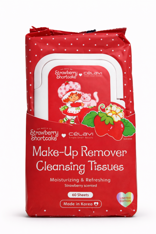 STRAWBERRY SHORTCAKE MAKE-UP REMOVER CLEANSING TISSUES