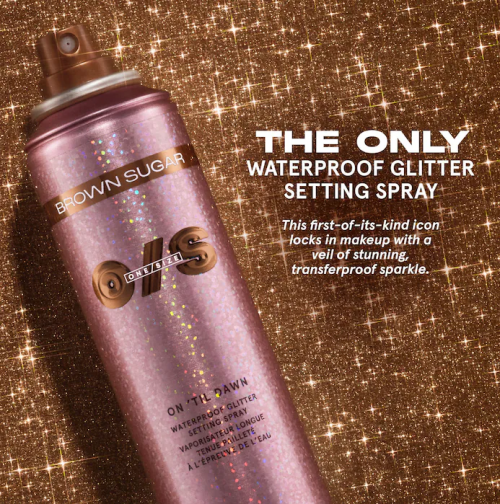 ONE/SIZE - ON 'TIL DAWN WATERPROOF GLITTER SETTING SPRAY - BROWN SUGAR