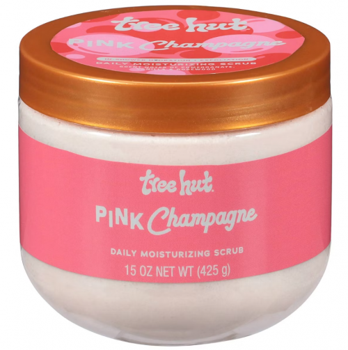 TREE HUT- MOISTURIZING BODY SCRUB ? PINK CHAMPAGNE ? 15 OZ