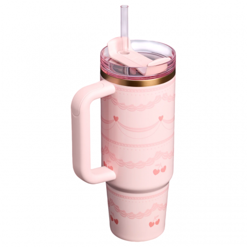 STANLEY - THE VALENTINE'S DAY QUENCHER H2.0 FLOWSTATE PINK VELVET CAKE | 30OZ