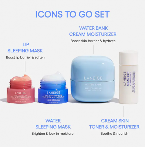 LANEIGE- ICONS TO GO SET