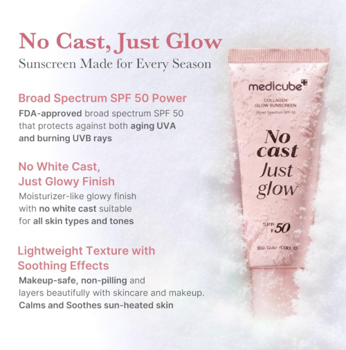 MEDICUBE -NO CAST JUST GLOW COLLAGEN SUNSCREEN