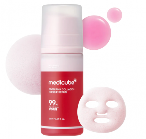 MEDICUBE -PDRN PINK COLLAGEN BUBBLE SERUM