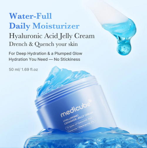 MEDICUBE - HYALURONIC CERAMIDE MOISTURIZING JELLY CREAM