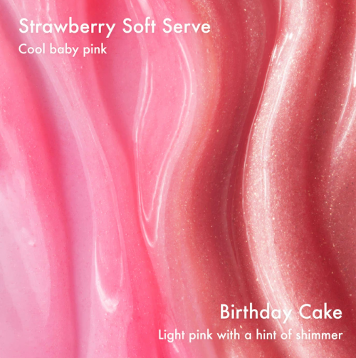 SUMMER FRIDAYS- SWEET PINK DUO WITH BIRTHDAY CAKE + STRAWBERRY SOFT SERVE LIP BUTTER BALM