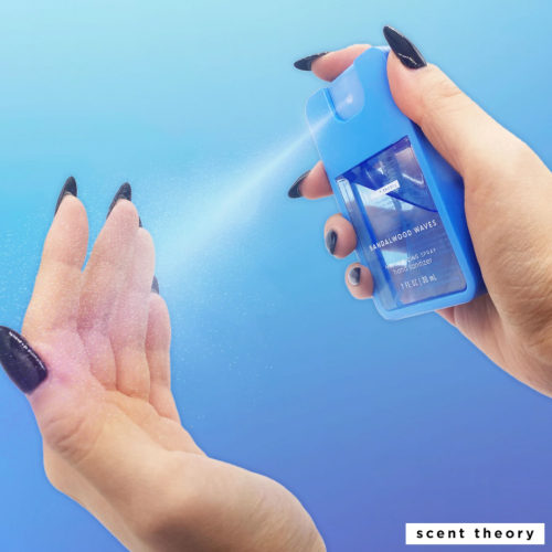 SCENT THEORY- HAND SANITIZER SPRAY- SANDALWOOD WAVE
