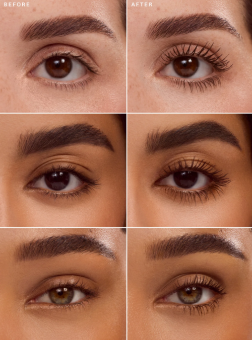 RARE BEAUTY - PERFECT STROKES UNIVERSAL VOLUMIZING MASCARA - BROWN