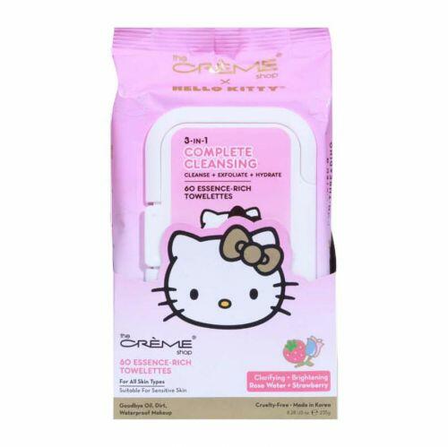 THE CREME SHOP X HELLO KITTY 60 ESSENCE RICH TOWELETTES
