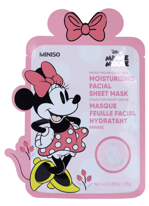 MINNIE MOUSE MOISTURIZING FACIAL SHEET MASK