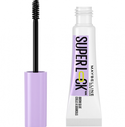 MAYBELLINE- SUPER LOCK BROW GLUE CLEAR EYEBROW GEL- CLEAR