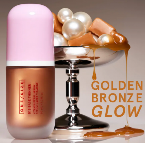 ONE/SIZE- B12 BASE THINNER LUMINOUS VITAMIN PEARL BOOSTING SERUM - BRONZE