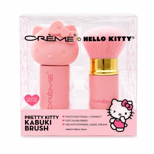 CR�ME x HELLO KITTY- PRETTY KITTY KABUKI BRUSH ? LIMITED EDITION