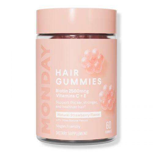 MONDAY - HAIR GUMMIES BIOTIN E VITAMIN C+E FOR THICKER STRONGER HAIR