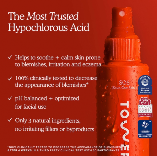 TOWER 28 BEAUTY- SOS DAILY HYPOCHLOROUS ACID SPRAY FOR BREAKOUTS & REDNESS