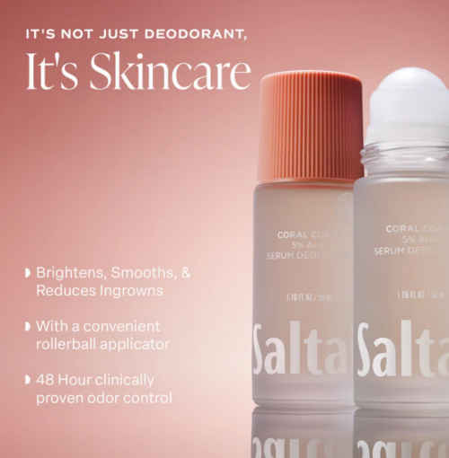SALTAIR- CORAL COAST 5% AHA SERUM DEODORANT