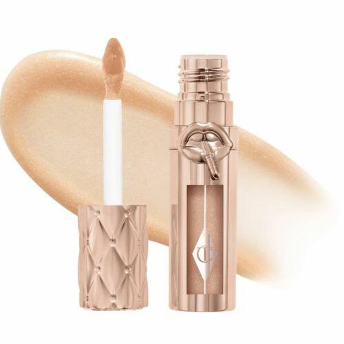 CHARLOTTE TILBURY- MINI BIG LIP PLUMPGASM PLUMPING LIP GLOSS - NUDEGASM DIAMONDS