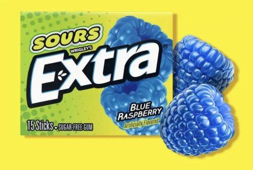 SOURS EXTRA BLUE RASPBERRY 15 STICKS