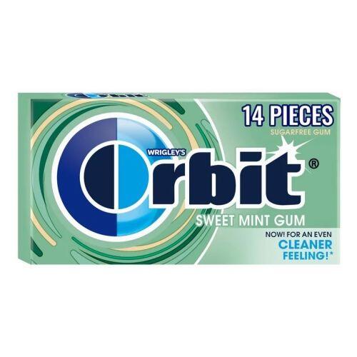 WRIGLEYS ORBIT SWEET MINT GUM 14 PIECES