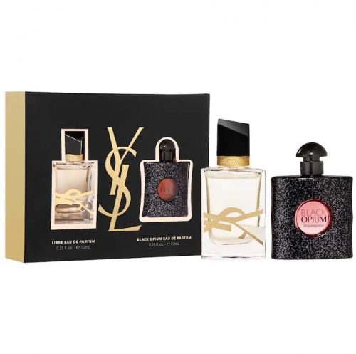 YVES SAINT LAURENT- MINI BLACK OPIUM & LIBRE EAU DE PARFUM SET