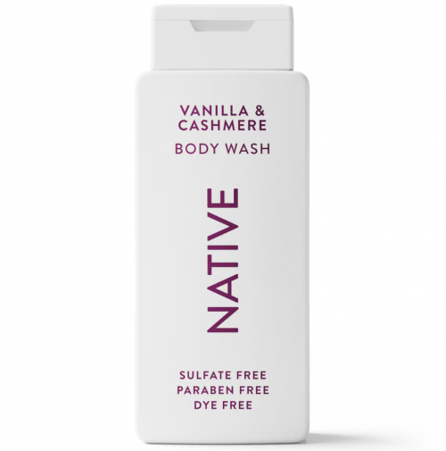 NATIVE- BODY WASH - VANILLA & CASHMERE 18OZ