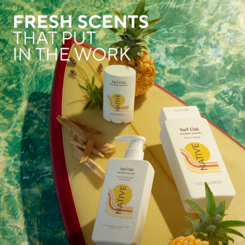 NATIVE- LIMITED EDITION SURF CLUB BODY WASH - GOLDEN SUNSET 18OZ