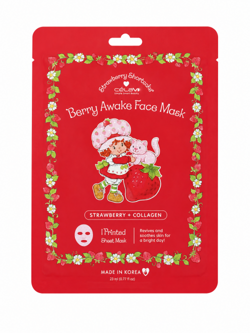 STRAWBERRY SHORTCAKE BERRY AWAKE FACE MASK