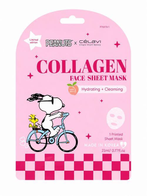 PEANUTS COLLAGEN FACE SHEET MASK- UNIDADE