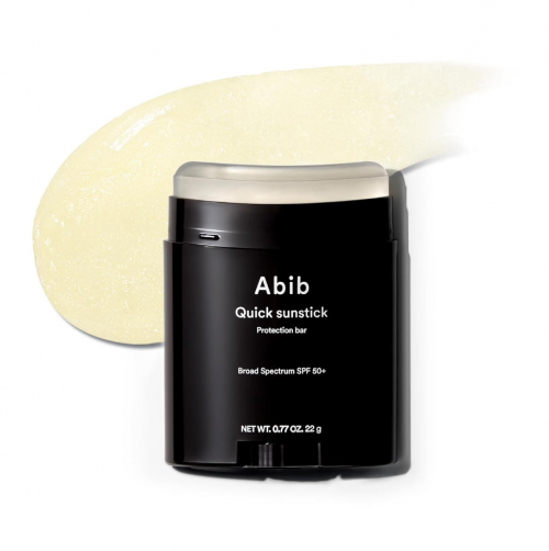 ABIB- QUICK SUNSTICK PROTECTION BAR SPF50+ BROAD SPECTRUM, GLOWY SUNSCREEN STICK FOR DRY & SENSITIVE SKIN