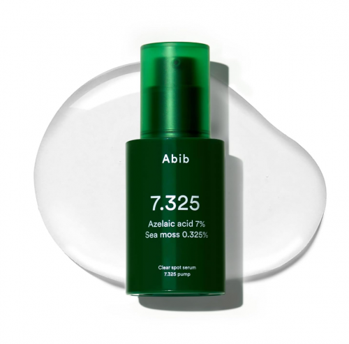 ABIB- CLEAR SPOT SERUM 7.325 PUMP WITH SEAMOSS EXTRACT, AZELAIC ACID & SUCCINIC ACID