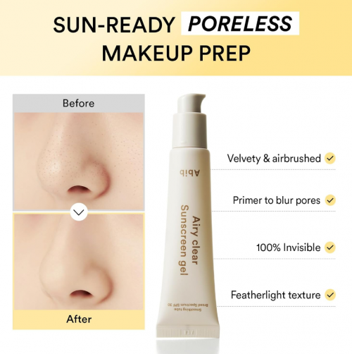 ABIB- AIRY CLEAR SUNSCREEN GEL SPF30+
