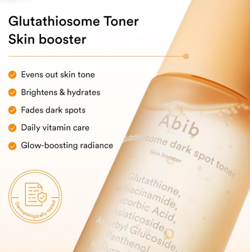 ABIB- GLUTATHIOSOME DARK SPOT TONER SKIN BOOSTER