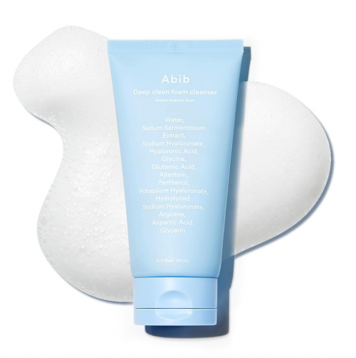 ABIB- DEEP CLEAN FOAM CLEANSER SEDUM HYALURON FOAM