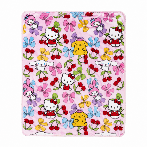 HELLO KITTY AND FRIENDS SILK TOUCH THROW BLANKET