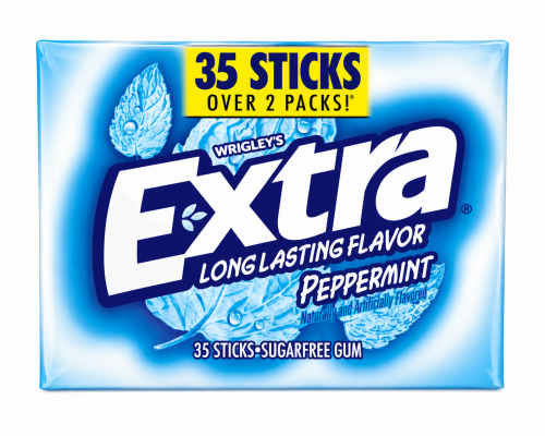 WRIGLEY?S EXTRA PEPPERMINT SUGARFREE GUM ? 35 STICKS
