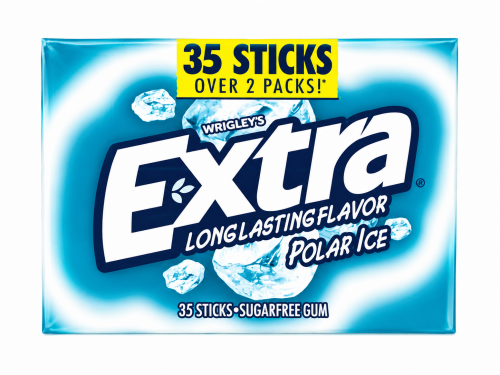 WRIGLEY?S EXTRA POLAR ICE SUGARFREE GUM ? 35 STICKS