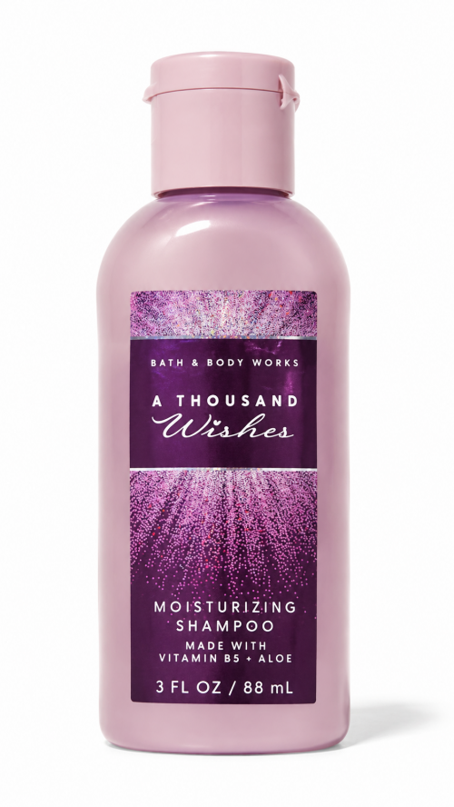 BATH & BODY WORKS -MINI  A THOUSAND WISHES MOISTURIZING SHAMPOO