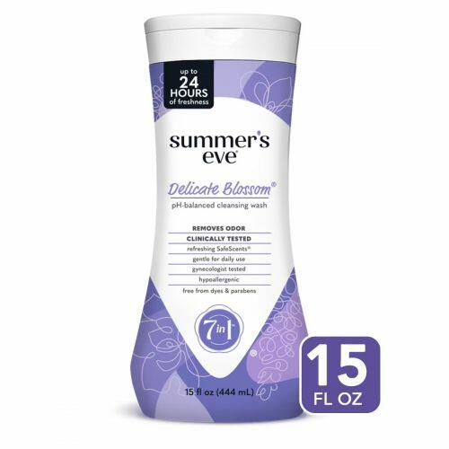 SUMMER'S EVE- DELICATE BLOSSOM FEMININE CLEANSING WASH- 444ML