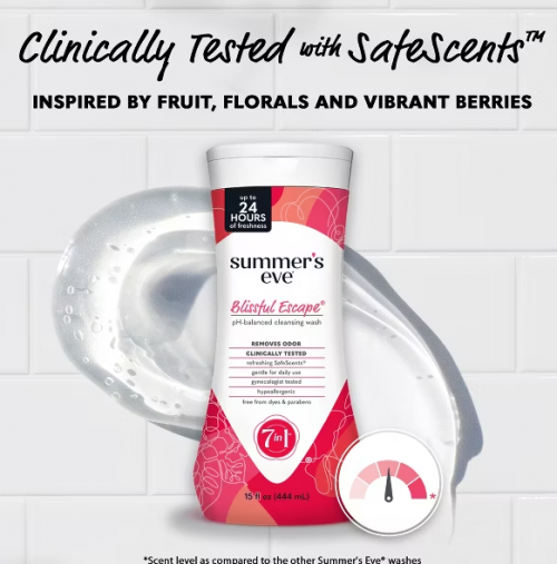 SUMMER'S EVE-BLISSFUL ESCAPE FEMININE CLEANSING WASH- 444ML