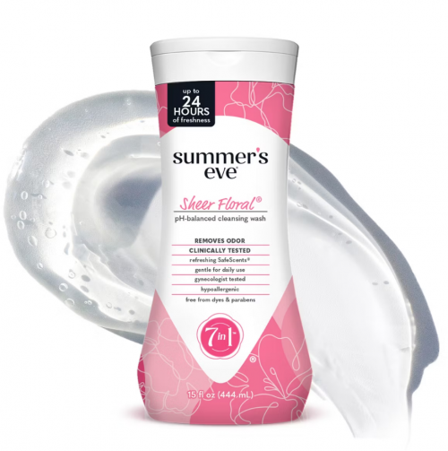 SUMMER'S EVE- SHEER FLORAL FEMININE CLEANSING WASH