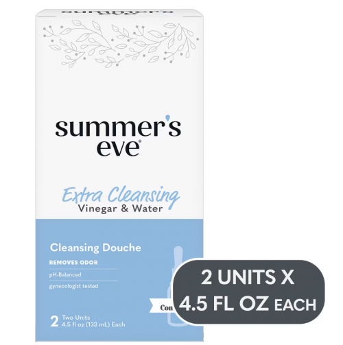 SUMMER'S EVE- EXTRA CLEANSING VINEGAR AND WATER FEMININE DOUCHE - 2CT