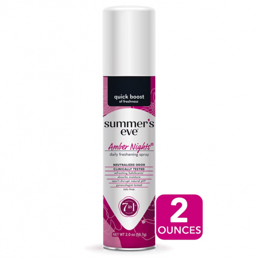 SUMMER'S EVE- AMBER NIGHTS FEMININE FRESHENING SPRAY