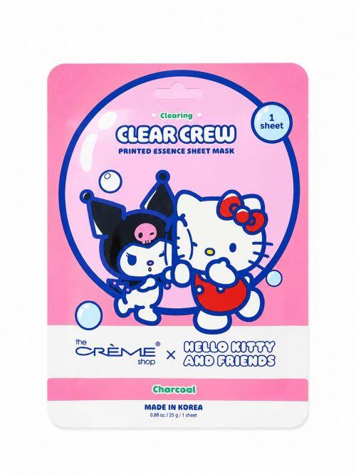 THE CR�ME SHOP X HELLO KITTY AND FRIENDS- CLEAR CREW PRINTED ESSENCE SHEET MASK