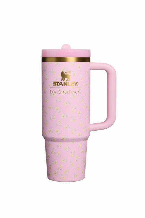 STANLEY X LOVESHACKFANCY- THE QUENCHER PROTOUR FLIP STRAW TUMBLER IN POLAROID ROSE | 30OZ
