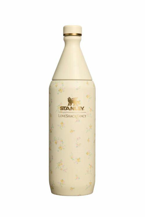 STANLEY X LOVESHACKFANCY- THE ALL DAY SLIM BOTTLE IN LEMON HAZE | 34OZ