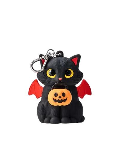 BATH & BODY WORKS- LIGHT-UP SPOOKY KITTY POCKETBAC HOLDER