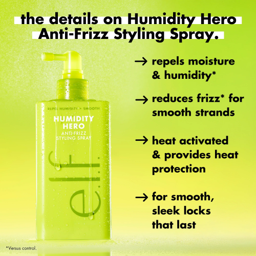 ELF - HUMIDITY HERO ANTI FRIZZ STYLING SPRAY 200ML