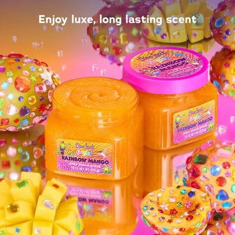 TREE HUT X LISA FRANK- RAINBOW MANGO SHEA SUGAR BODY SCRUB