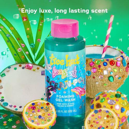 TREE HUT X LISA FRANK- OCEAN POP FOAMING GEL BODY WASH