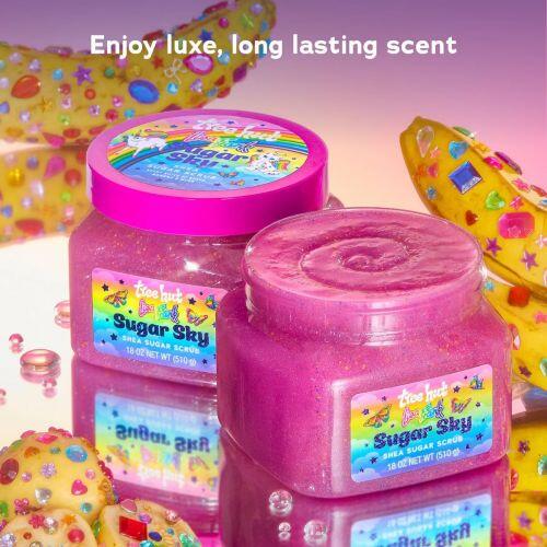 TREE HUT X LISA FRANK- SUGAR SKY SHEA SUGAR BODY SCRUB